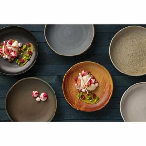 Olympia Canvas Coupe Bowl Sienna Rust 230mm (Pack of 6) - FA313 - 3