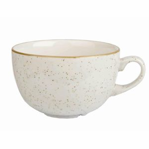 Churchill Stonecast Cappuccino Cup Barley White 8oz (Pack of 12) - DK532 - 1