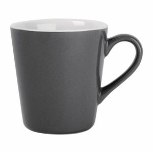 Olympia Cafe Flat White Cups Charcoal 170ml (Pack of 12) - FF992 - 1