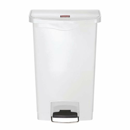Rubbermaid Slim Jim Step on Bin Front Pedal 50Ltr White - CW586 - 2