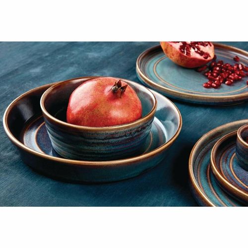 Olympia Cavolo Iridescent Flat Round Bowls 220mm (Pack of 4) - FD913 - 3