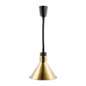 Buffalo Conical Retractable Heat Shade Pale Gold Finish - DY465 - 1