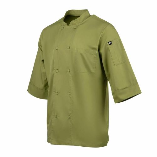 Chef Works Unisex Chefs Jacket Lime XS - B107-XS - 7