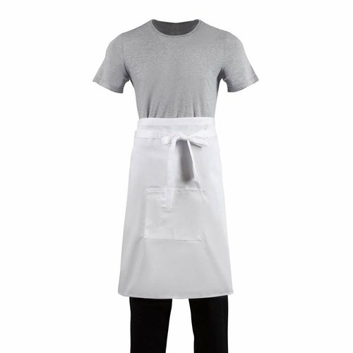 Regular Bistro Apron White - B132 - 1