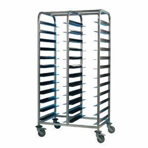 EAIS Stainless Steel Clearing Trolley 24 Shelves - DP293 - 1