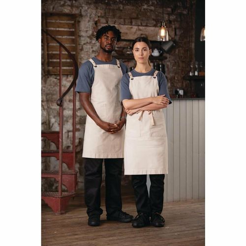 Southside Cotton Canvas Bib Apron Stone - BB685 - 10