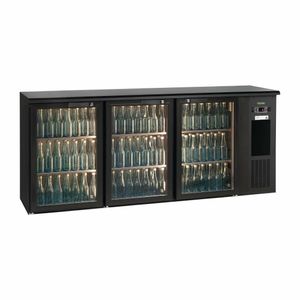 E3 3 x glass door undercounter bottle cooler - FD026 - 1