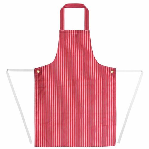 Whites Waterproof Bib Apron Red And White Stripe - A581 - 3