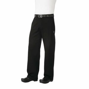 Chef Works Unisex Professional Series Chefs Trousers Black Herringbone M - A674-M - 3