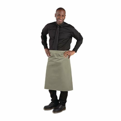 Whites Regular Bistro Apron Olive - B434 - 3
