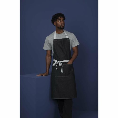 Southside Bib Apron Denim Black - B981 - 10