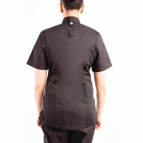 Chef Works Womens Springfield Zip Chefs Jacket Black S - BB051-S - 5