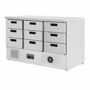 Polar G-Series Refrigerated Counter Fridge with 9 Drawers 368Ltr - FA441 - 1