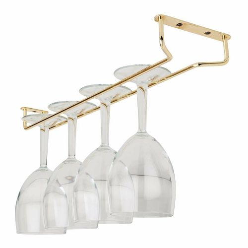 Beaumont Brass Wine Glass Rack 410mm - GM204 - 2