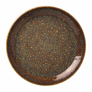 Steelite Vesuvius Coupe Plates Amber 300mm (Pack of 12) - VV1832 - 1