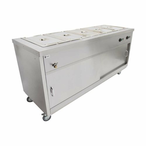 Parry Bain Marie Topped Mobile Hot Cupboard HOT18BM - GM794 - 1