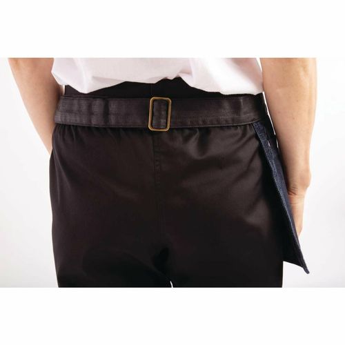 Chef Works Urban Indy Hipster Apron Navy Black - BB253 - 2