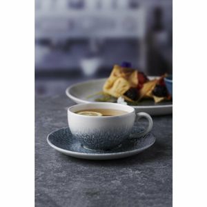 Churchill Raku Duo Cappuccino Cup Topaz Blue 340ml (Pack of 12) - FS932 - 3