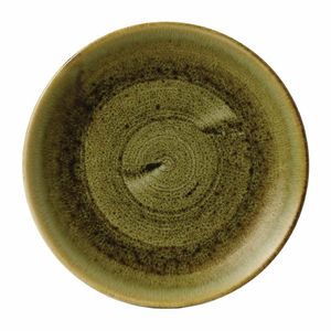 Stonecast Plume Olive Coupe Plate 11 1/4 (Pack of 12) - FJ927 - 1