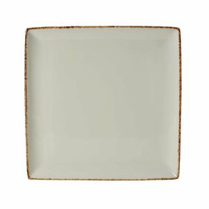 Steelite Brown Dapple Square One Plates (Pack of 6) - VV769 - 1
