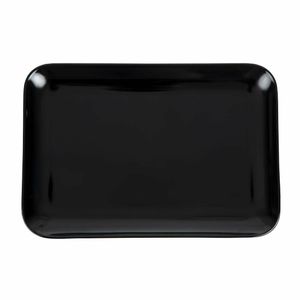 Dalebrook Melamine Large Rectangular Platter Black 330mm - J897 - 1