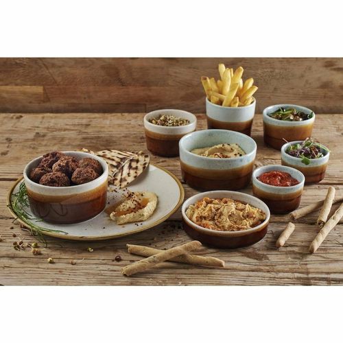 Siena Nourish Straight Sided Dish Barley White 6oz (Pack of 12) - 4