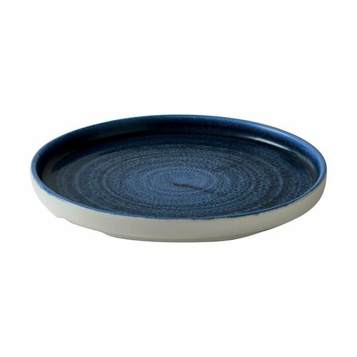 Churchill Stonecast Plume Walled Plates Ultramarine 220mm (Pack of 6) - 6
