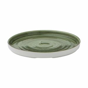 Churchill Stonecast Patina Walled Plates Green 220mm (Pack of 6) - 3