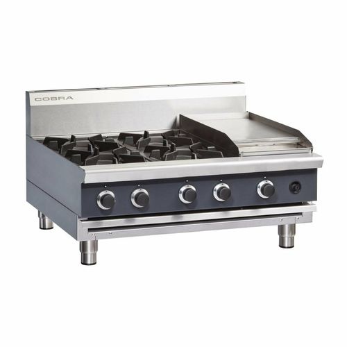 Cobra Countertop Natural Gas Hob with Griddle C9C-B - 1