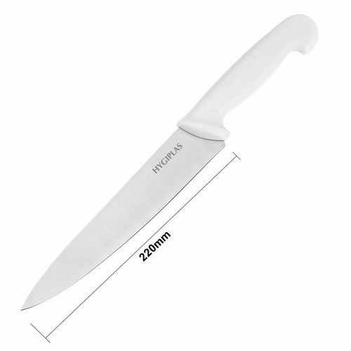 Hygiplas Cooks Knife White 21.6cm - 5