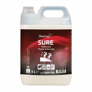 SURE Washroom Cleaner and Descaler Concentrate 5Ltr - CX824 - 1
