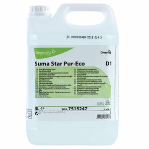 Suma Star D1 Pur-Eco Washing Up Liquid Concentrate 5Ltr - CX843 - 1