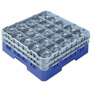 Cambro Camrack Blue 20 Compartments Max Glass Height 238mm - CZ156 - 1