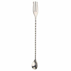 Beaumont Mezclar Cocktail Spoon With Fork - CZ544 - 1