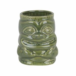 Beaumont Ceramic Tiki Mug With Handle Sea Green 425ml - CZ411 - 1