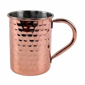 Beaumont Copper-Plated Hammered Mug 400ml - CZ664 - 1