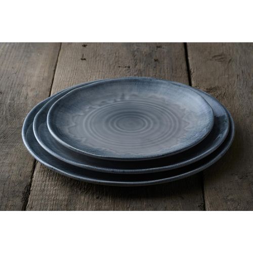 Churchill Harvest Flux Grey Organic Coupe Plate 230mm (Pack of 12) - DX157 - 2