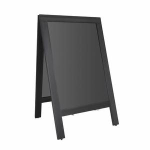 Olympia Pavement Board Black Wooden Frame 700x1200mm - CU993 - 1