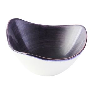 Churchill Stonecast Patina Deep Purple Triangle Bowl 153mm (Pack of 12) - DX068 - 3