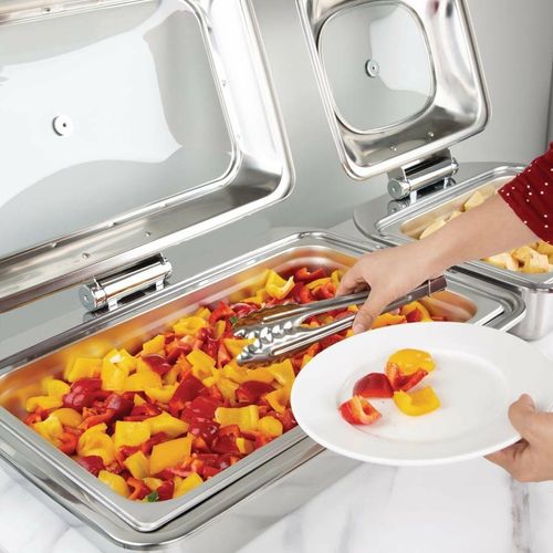 Olympia 1/1 Induction Chafer - Stand & Induction Heater Set - SA648 - 12