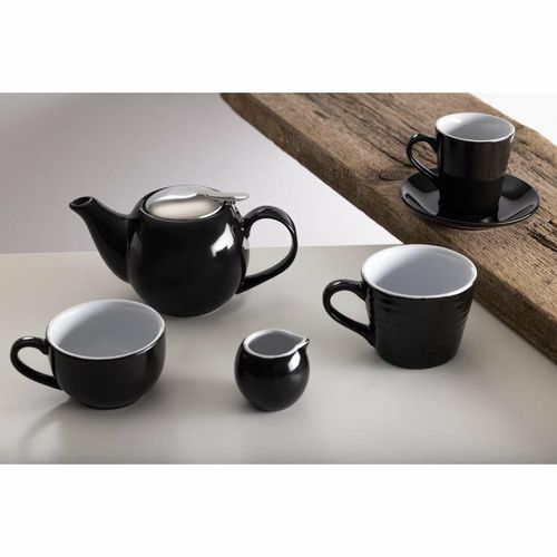 Olympia Cafe Coffee Cup Black - 230ml 8fl oz (Pack of 12) - CU953 - 6