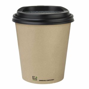 Fiesta Compostable Coffee Cups Single Wall 340ml / 12oz (Pack of 1000) - CU982 - 3