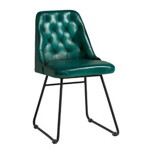 Harland Side Chair Leather Vintage Blue (Pack of 2) - HS734 - 1