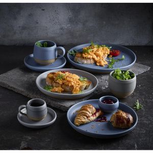 Churchill Emerge Oslo Blue Saucer 181mm (Pack of 6) - HR474 - 3
