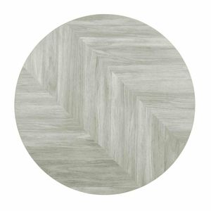 Bolero Pre-Drilled Round Table Top Chevron Design 600mm - FU511 - 3