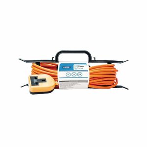 Status Heavy Duty Extention Socket Lead with Orange Plug 10m - DZ475 - 1