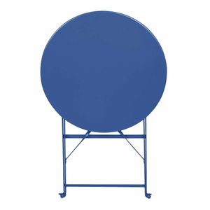 Bolero Perth Pavement Style Round Table Dark Navy - DZ875 - 3