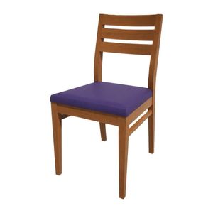 Bolero Bespoke Marty A Side Chair in Blue/Oak - HS366 - 1