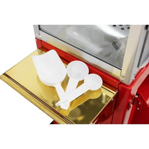 A1 Equipment 8oz Popcorn Machine with Cart Red - HT426 - 9