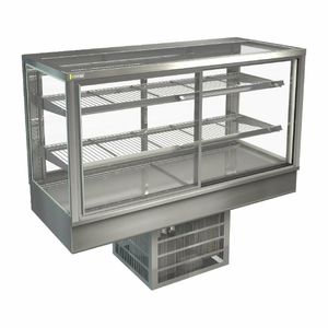 Cossiga Tower STG Refrigerated Drop-in Display w/Sliding Front & Rear Doors 1500mm - HT574 - 1